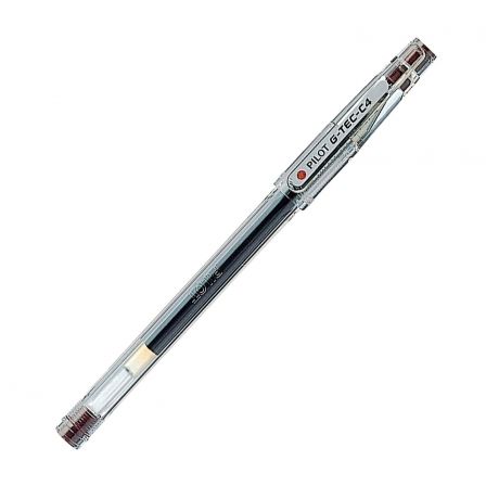 Pilot Bolígrafo de Tinta Gel G-Tec C4 Marrón 0,4mm Punta Aguja Pilot Bolígrafo de Tinta Gel G-Tec C4 Marrón 0,4mm Punta Aguja
